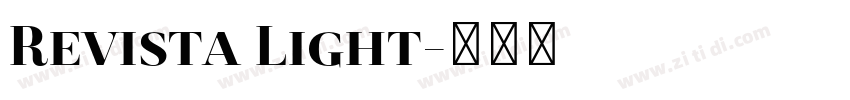 Revista Light字体转换 Revista Light字体转换